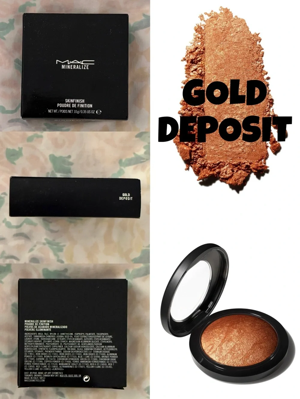 MAC Cosmetics Mineralize Skinfinish - 0.35 oz, Gold Deposit